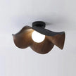 Scandinavian Wooden Lotus Ceiling Light