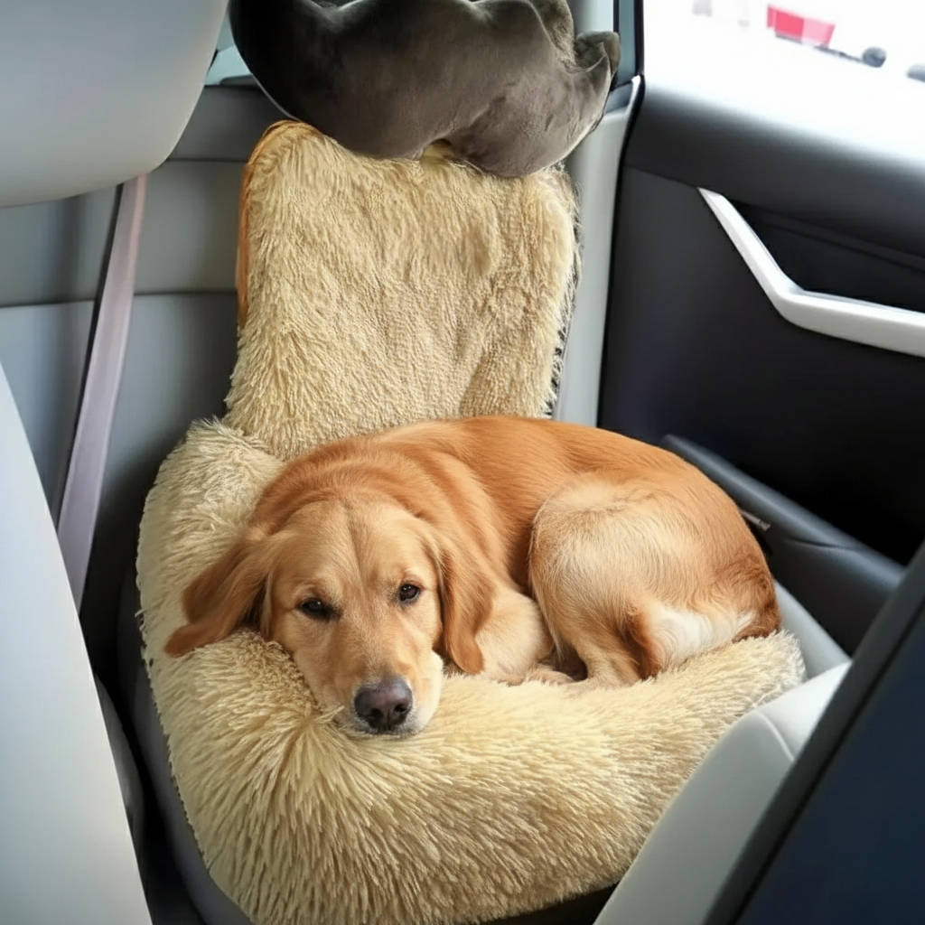 Protective Car Dog Bed: Calmer Rides, Less Fidgeting
