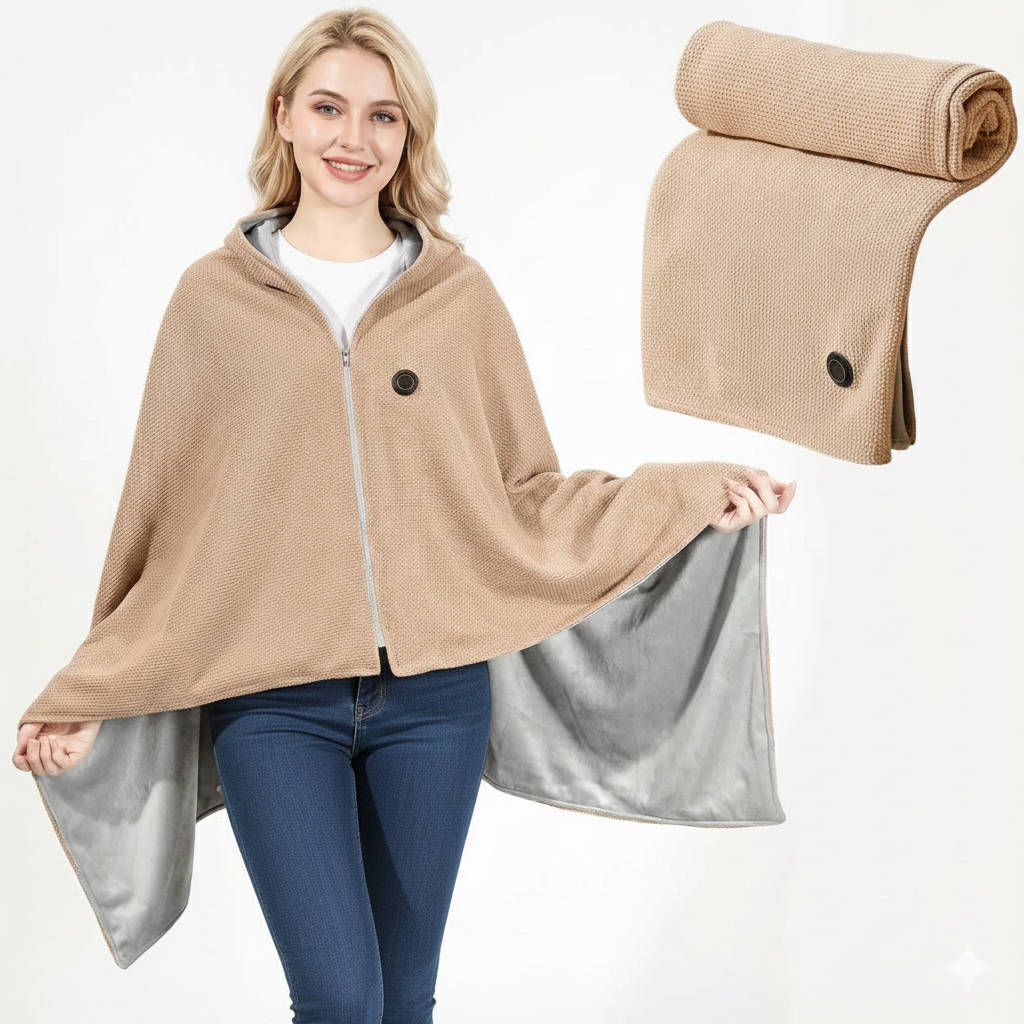 Portable Heated Shawl Blanket: Warmth Without Leaving the Couch