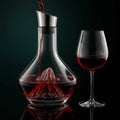 Crystal Glass Wine Decanter: Aerate for Smoother Flavor