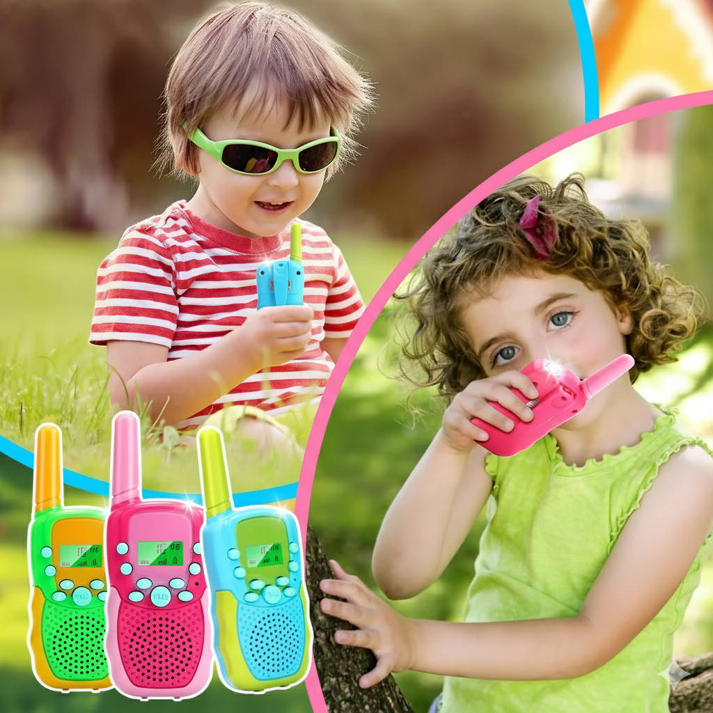 Kids Walkie Talkies: 3-Piece Set for Group Play