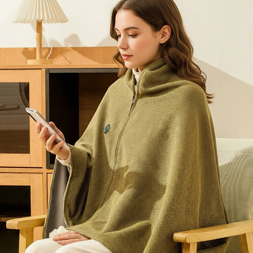 Portable Heated Shawl Blanket: Warmth Without Leaving the Couch
