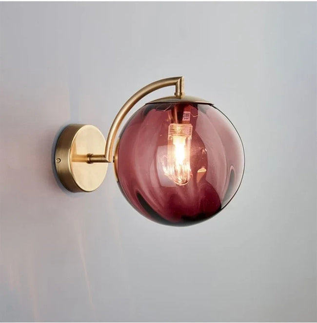 Modern Glass Ball Wall Lamp