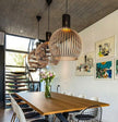 Handcrafted Wooden Pendant Light