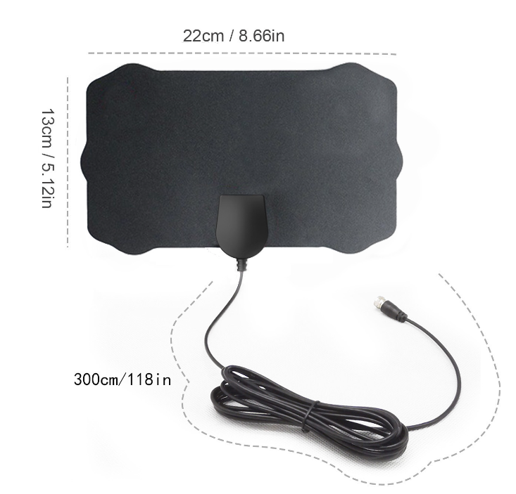 Indoor HD Antenna: Free Local Channels, No Monthly Fees