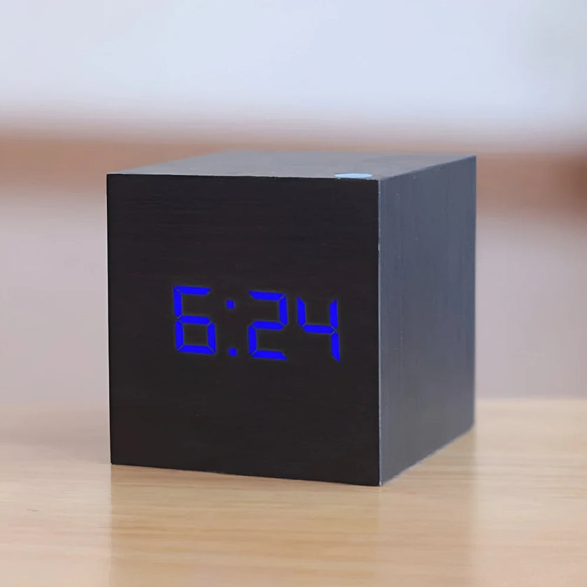 LED Digital Cube Alarm Clock