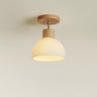 Ailse Wood & Glass LED Ceiling Lamp