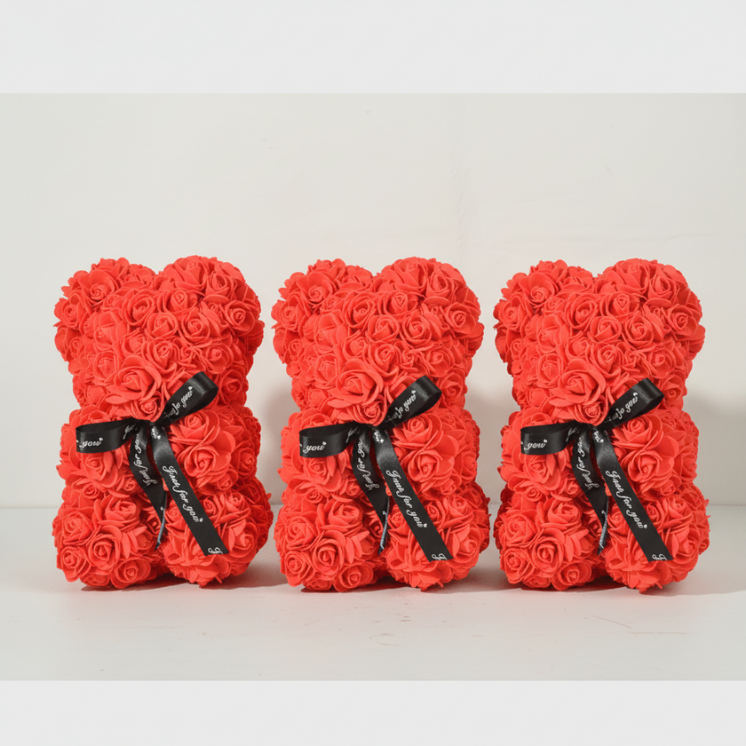 Artificial Rose Bear Valentine Gift