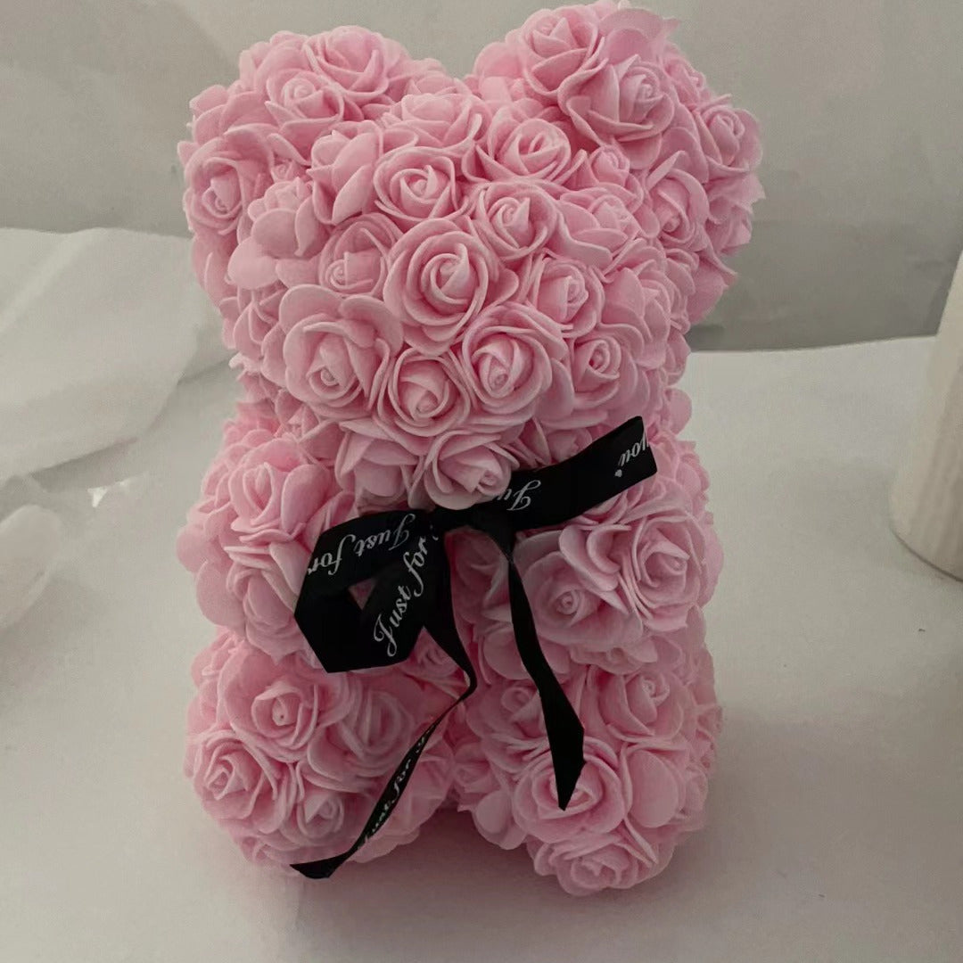 Artificial Rose Bear Valentine Gift