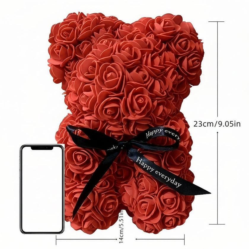 Artificial Rose Bear Valentine Gift