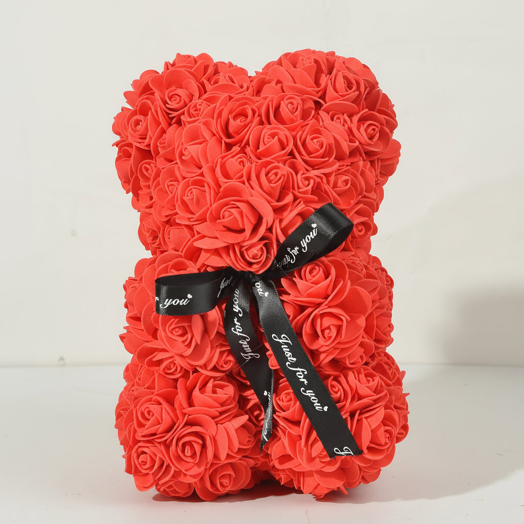 Artificial Rose Bear Valentine Gift