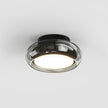 June Retro Glass Flush Mount Ceiling Light