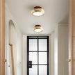 June Retro Glass Flush Mount Ceiling Light