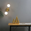 Astra Dual Globe Gold Wall Light