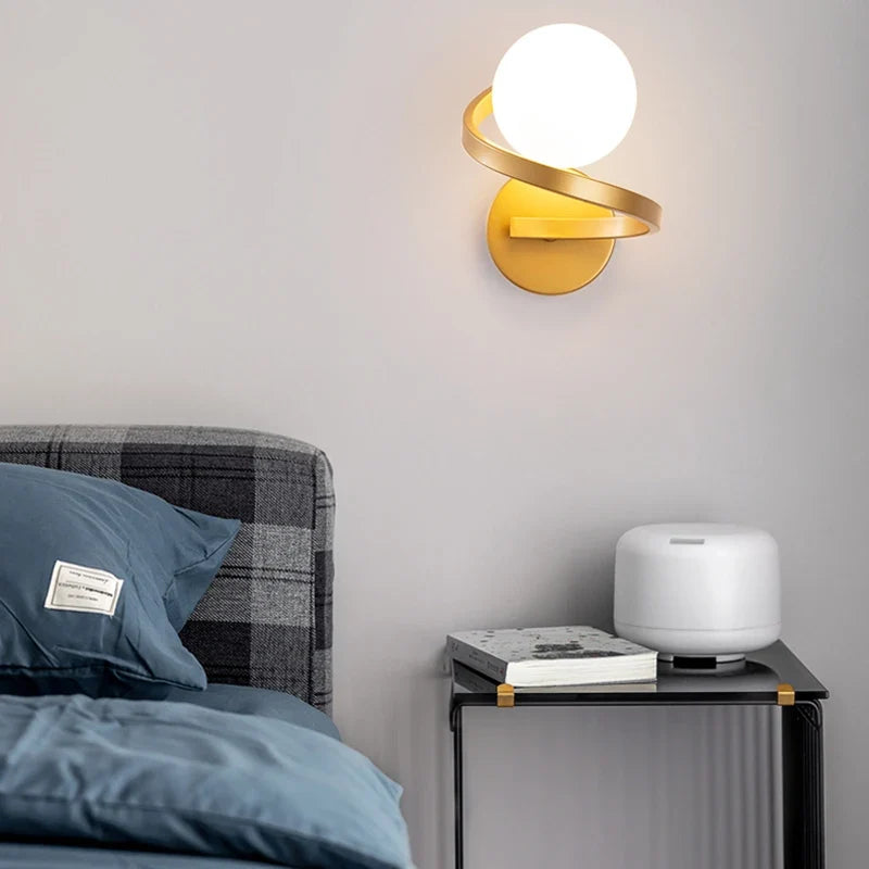 Astra Spiral Dual LED Wall Light