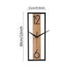 Modern Rectangular Wall Clock