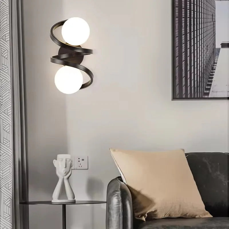 Astra Spiral Dual LED Wall Light