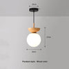 Modern Nordic Glass Ball Ceiling & Pendant Light