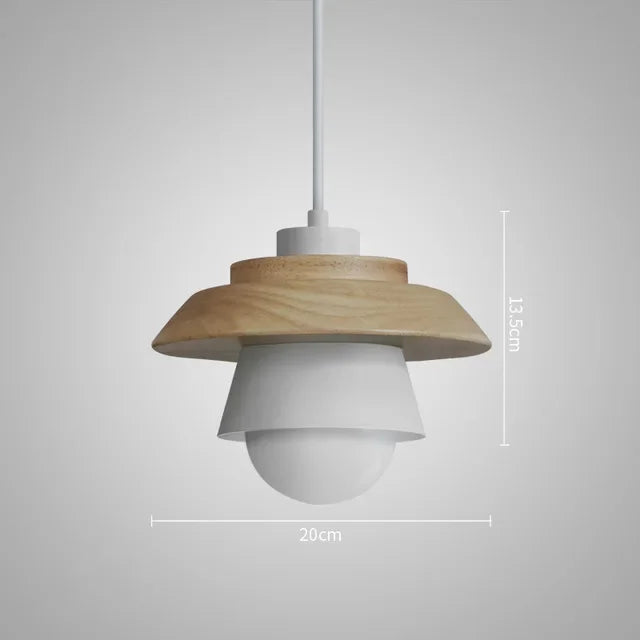 Nordic Wood Pendant Light