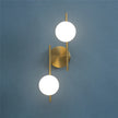 Astra Dual Globe Gold Wall Light
