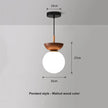 Modern Nordic Glass Ball Ceiling & Pendant Light