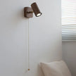 Arlo Retro Walnut Wall Lamp
