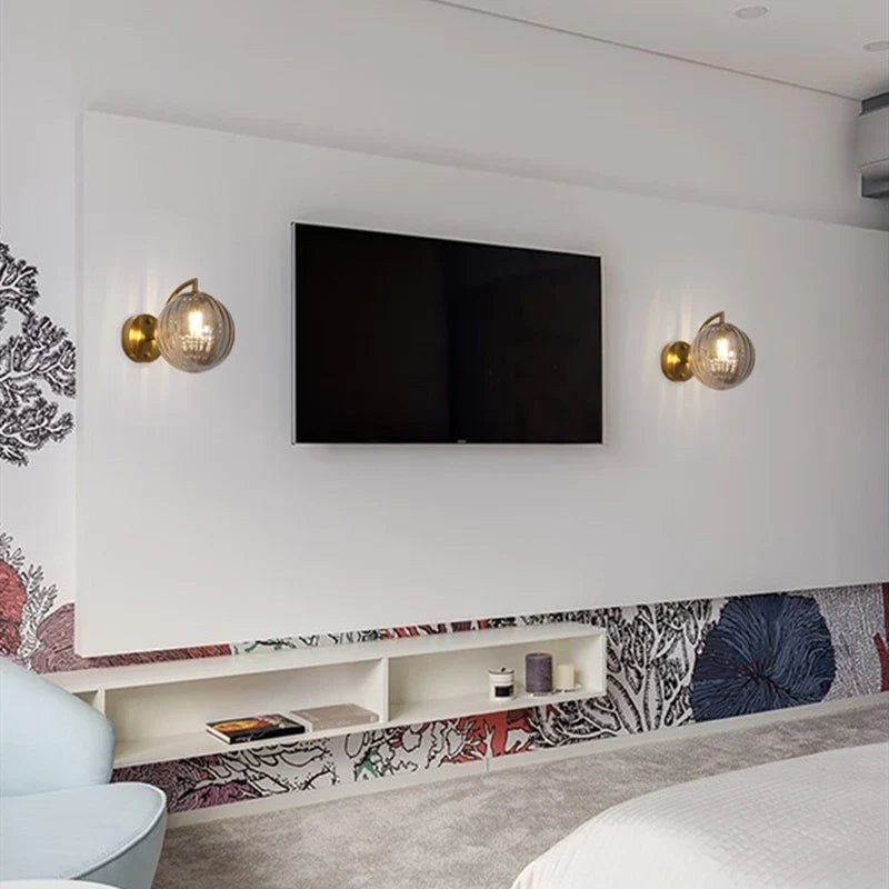 Modern Glass Ball Wall Lamp