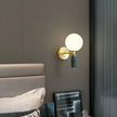 Marble & Glass Wall Lamp