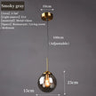 Modern Nordic Glass Globe Pendant Light