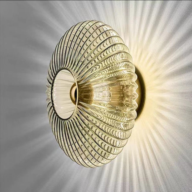 Nordic Vintage Glass Wall Sconce