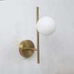 Astra Dual Globe Gold Wall Light