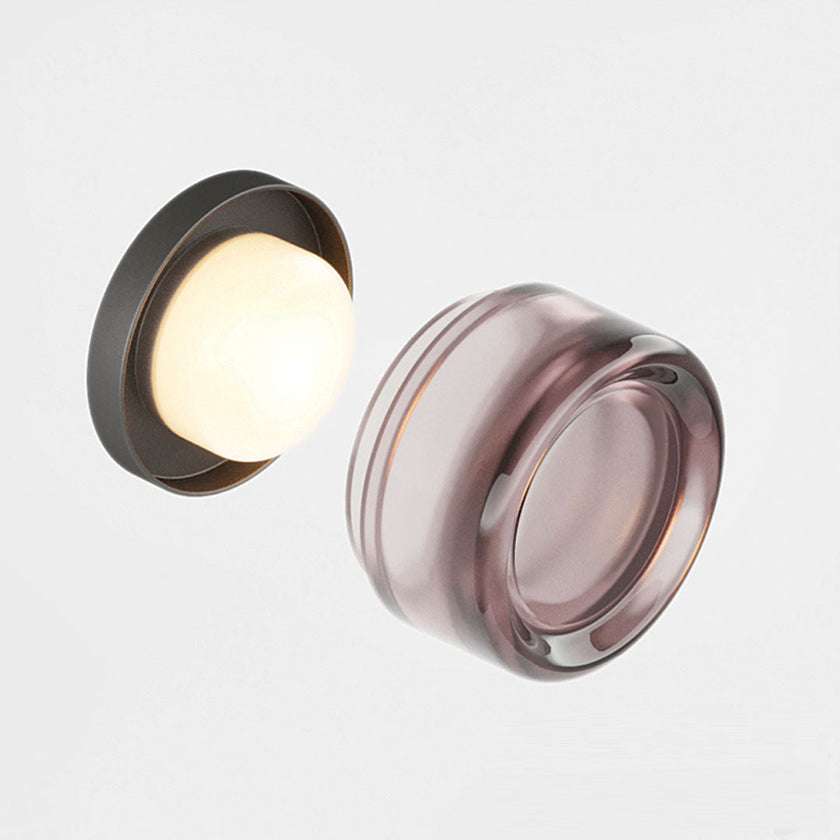 Applique Murale LED Dimple Verre