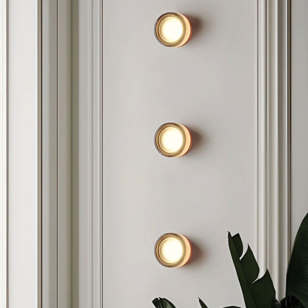 Applique Murale LED Dimple Verre