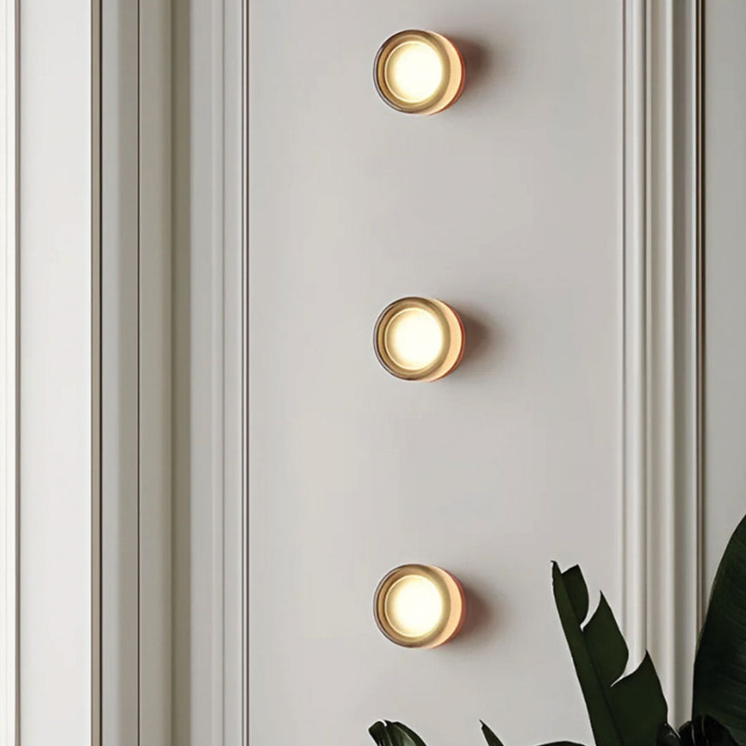 Applique Murale LED Dimple Verre