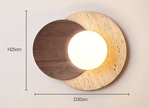 Wabi-Sabi Stone Wall Lamp