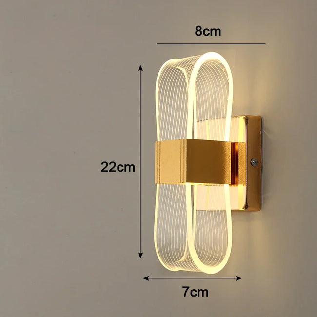 Nordic Luxury LED Wall Lamp
