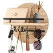 Round Wooden Key Holder