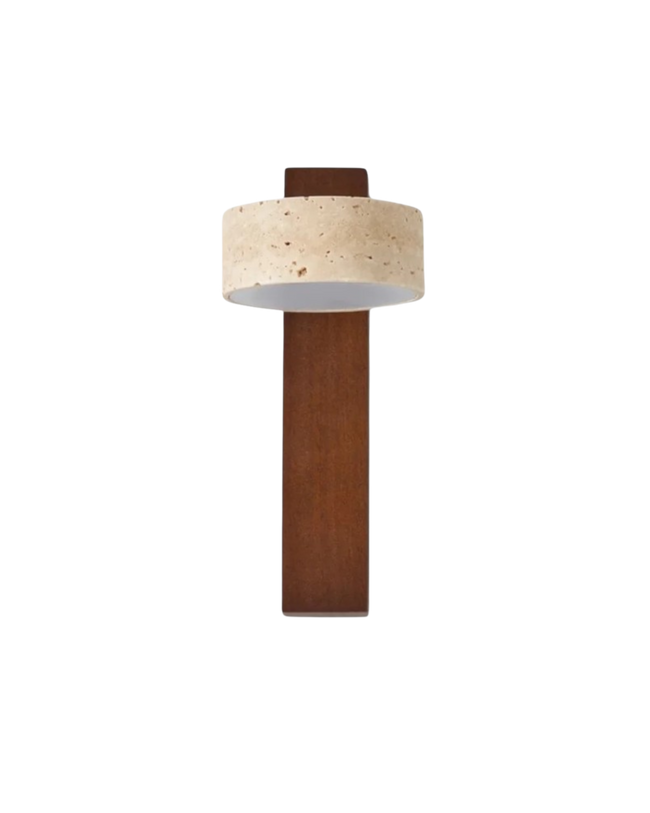 Travertine Wall Lamp