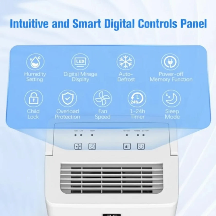 25 Pint Portable Home Dehumidifier