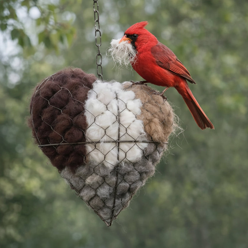 Heart Shape Bird Nesting Material