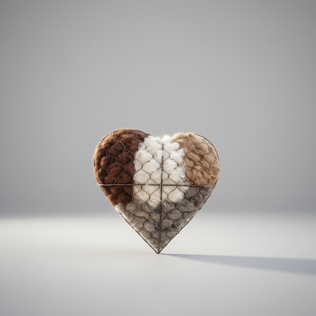 Heart Shape Bird Nesting Material
