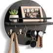 Round Wooden Key Holder