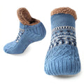 Knitted Slipper Socks: Fleece-Lined Warmth Underfoot