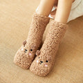 Kawaii Bear Fleece Socks: Adorable Everyday Comfort