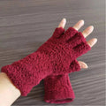 Knit Half Finger Gloves: Cold-Weather Comfort, Full Grip