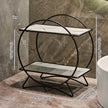 Double-Tiered Bathroom Organiser with Cat Ear Base