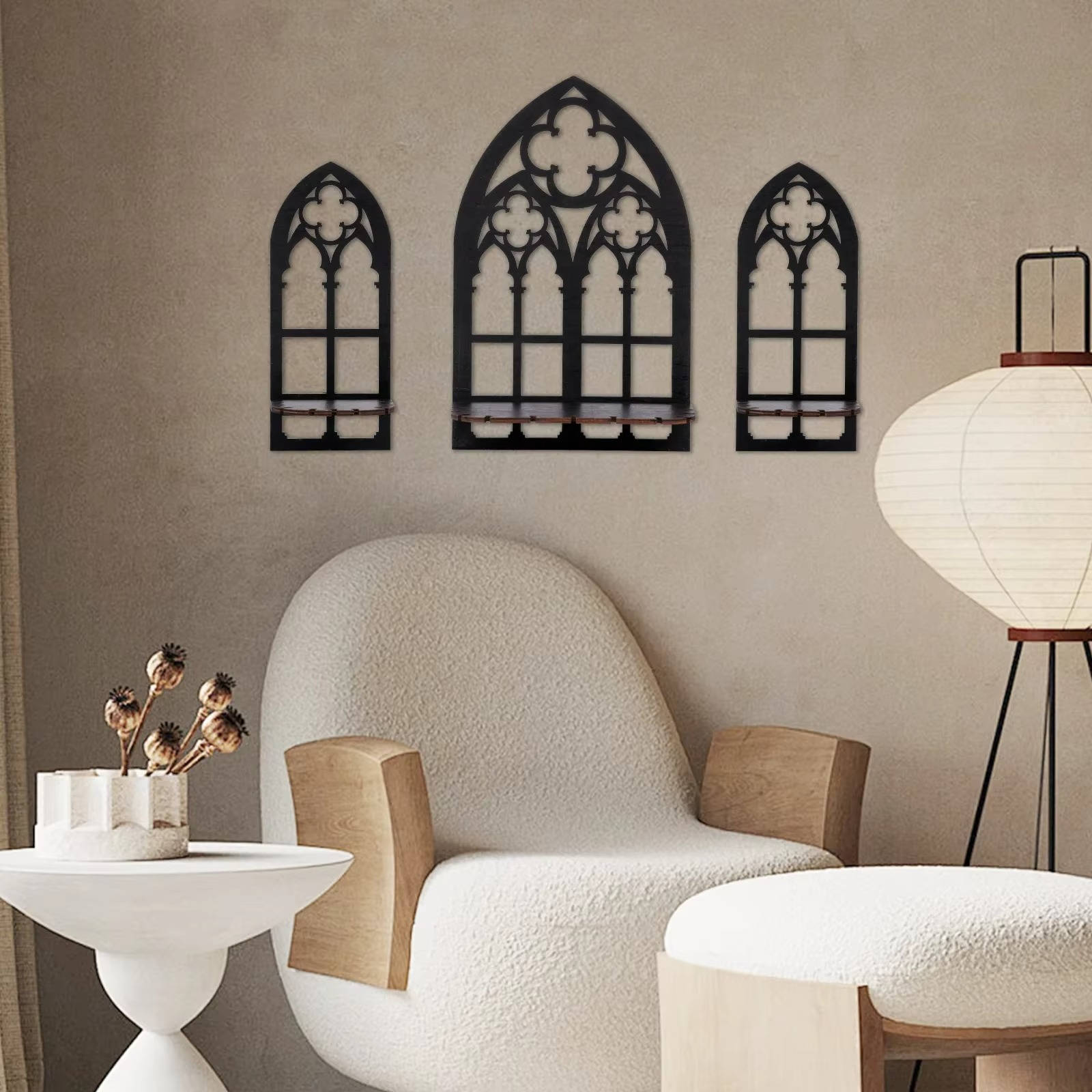 Gothic Wall Decor 3-Piece Set: Instant Statement Walls