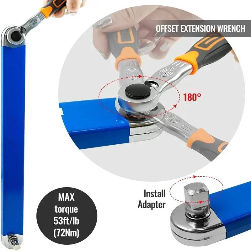 Extension Wrench: Reach Bolts Your Regular Wrench Can't