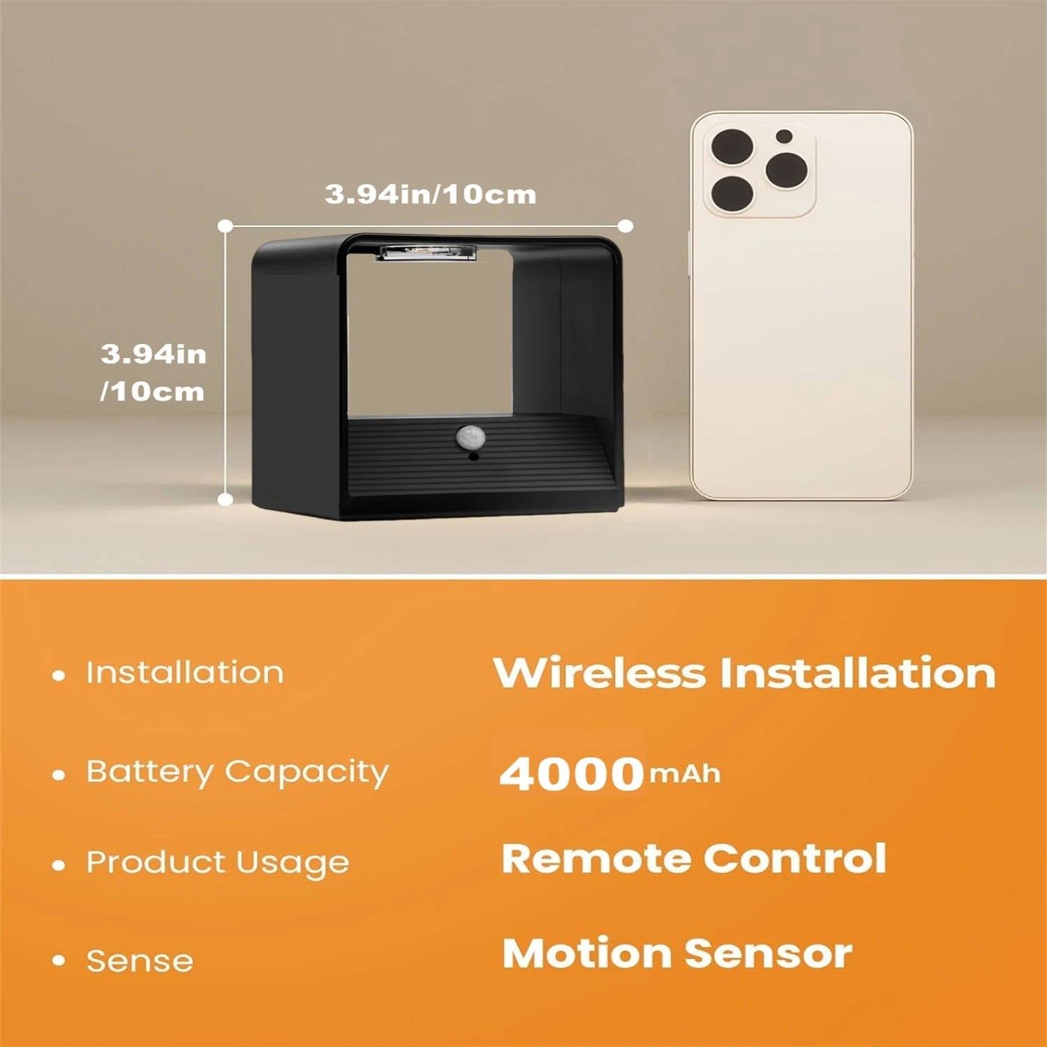 Motion Sensor Wall Light: Hands-Free Light, Day or Night