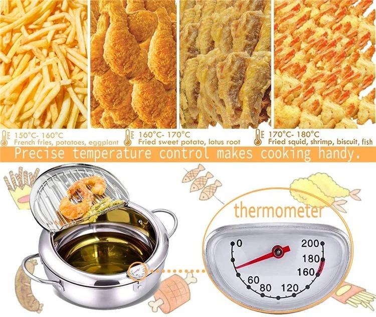 Japanese Deep Frying Pot: Even Heat, Compact Design